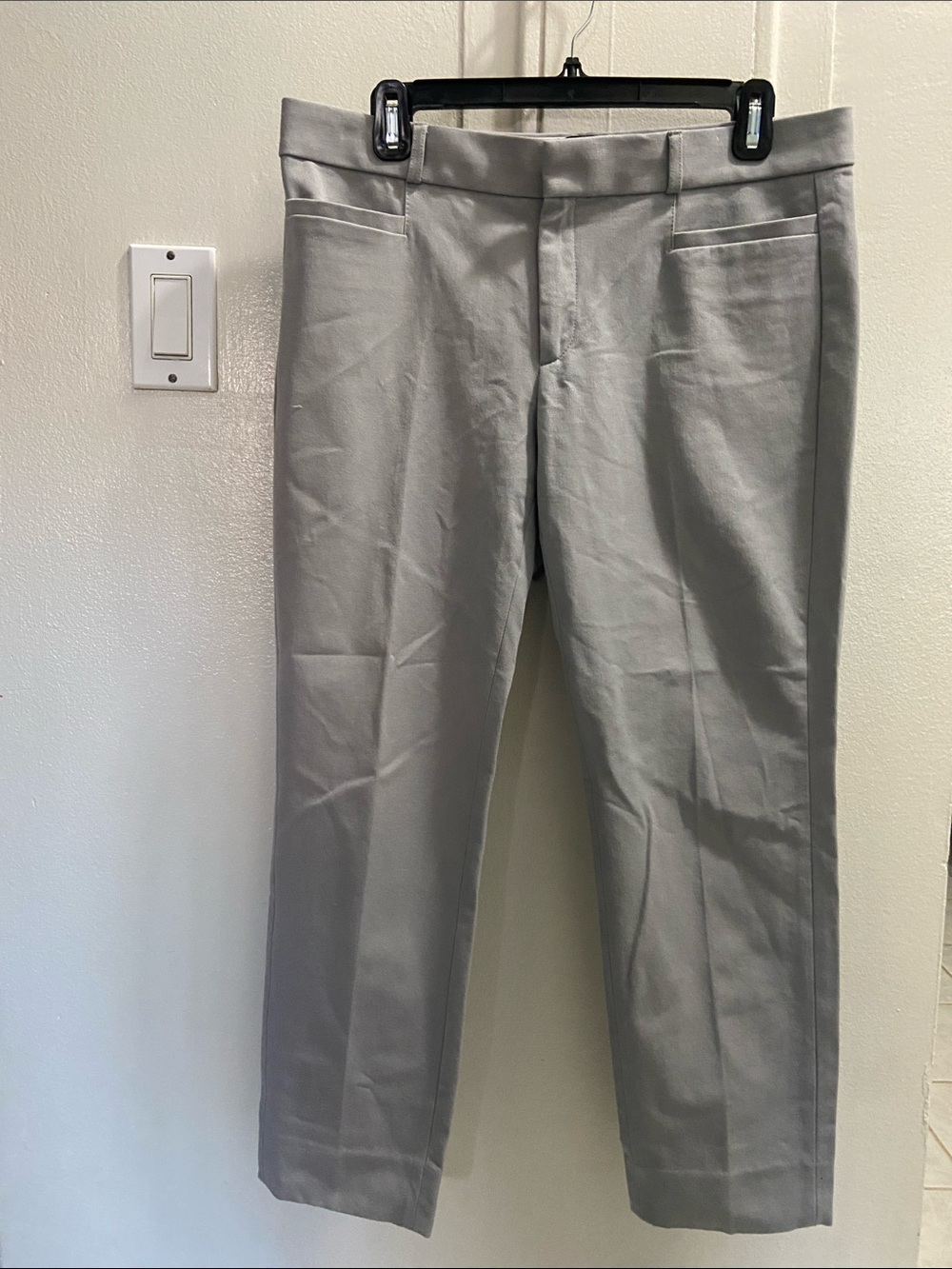 Banana Republic Light Gray Tailored Women's Dress Pants